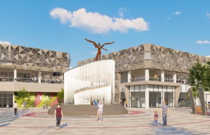 Este es el diseño de la Plaza Memorial San Gregorio.