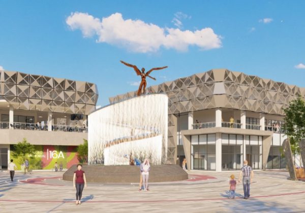 Este es el diseño de la Plaza Memorial San Gregorio.