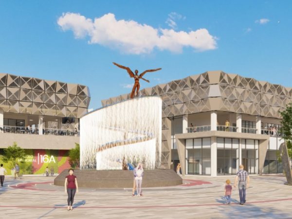 Este es el diseño de la Plaza Memorial San Gregorio.