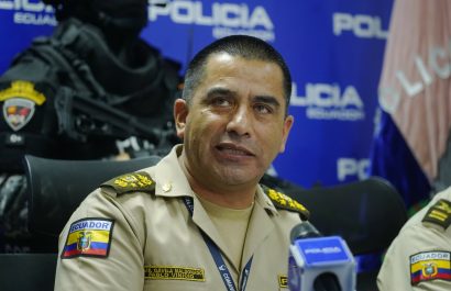 Pablo Vinicio Dávila Maldonado, Comandante de la Policía de Ecuador. (Foto: API)
