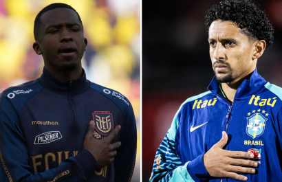 Pacho y Marquinhos, compañeros en PSG, se enfrentan en Ecuador vs. Brasil