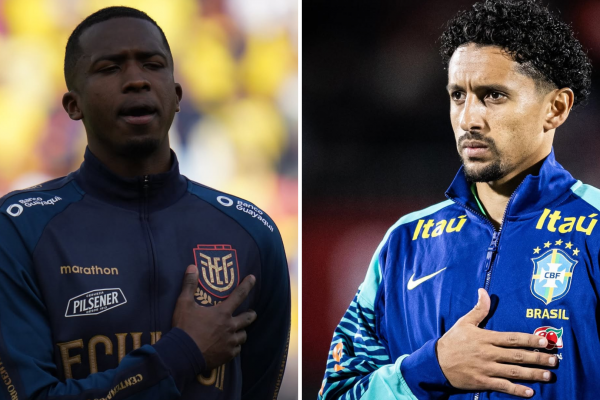 Pacho y Marquinhos, compañeros en PSG, se enfrentan en Ecuador vs. Brasil