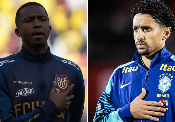 Pacho y Marquinhos, compañeros en PSG, se enfrentan en Ecuador vs. Brasil