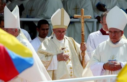 Papa Francisco en su visita a Ecuador