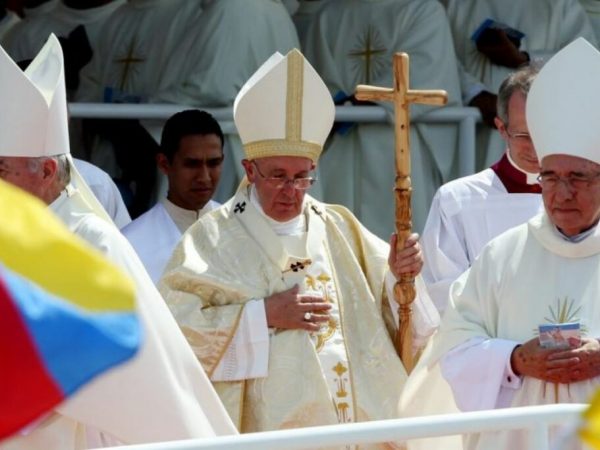 Papa Francisco en su visita a Ecuador