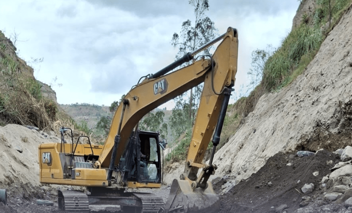 Paso Lateral de Ambato: Ministerio de Transporte y Obras Públicas interviene talud con inversión de $1.2 millones