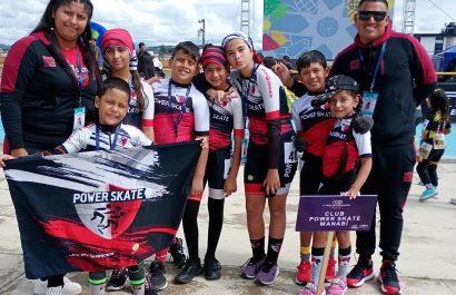 Patinadores manabitas que se destacaron en Tulcán