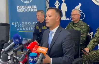Pedro Sánchez, ministro de Defensa de Colombia