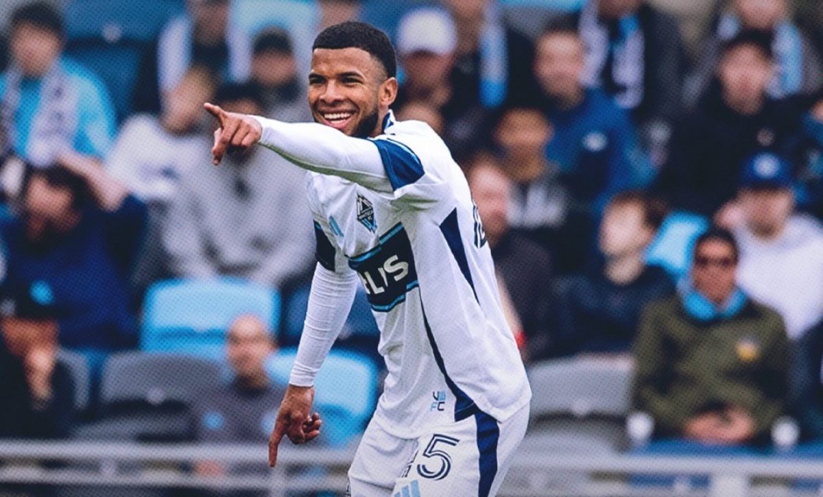 Pedro Vite, jugador del Vancouver Whitecaps.
