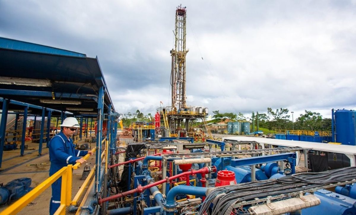 Imagen referencial. El campo Auca produce aproximadamente 72.000 barriles de petróleo diarios.