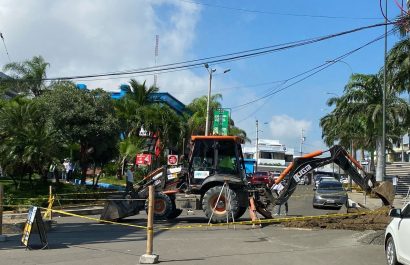 Las obras del Plan legado que ejecuta el municipio de Manta, generan reclamos ciudadanos.