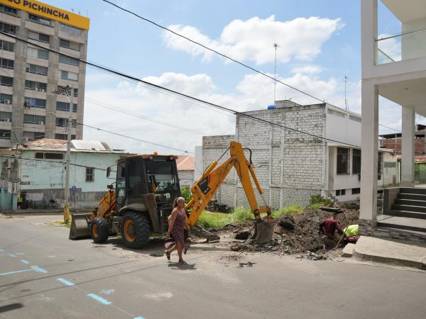 Las obras hidrosanitarias del Plan Legado ahora se concentran en la parroquia Manta.