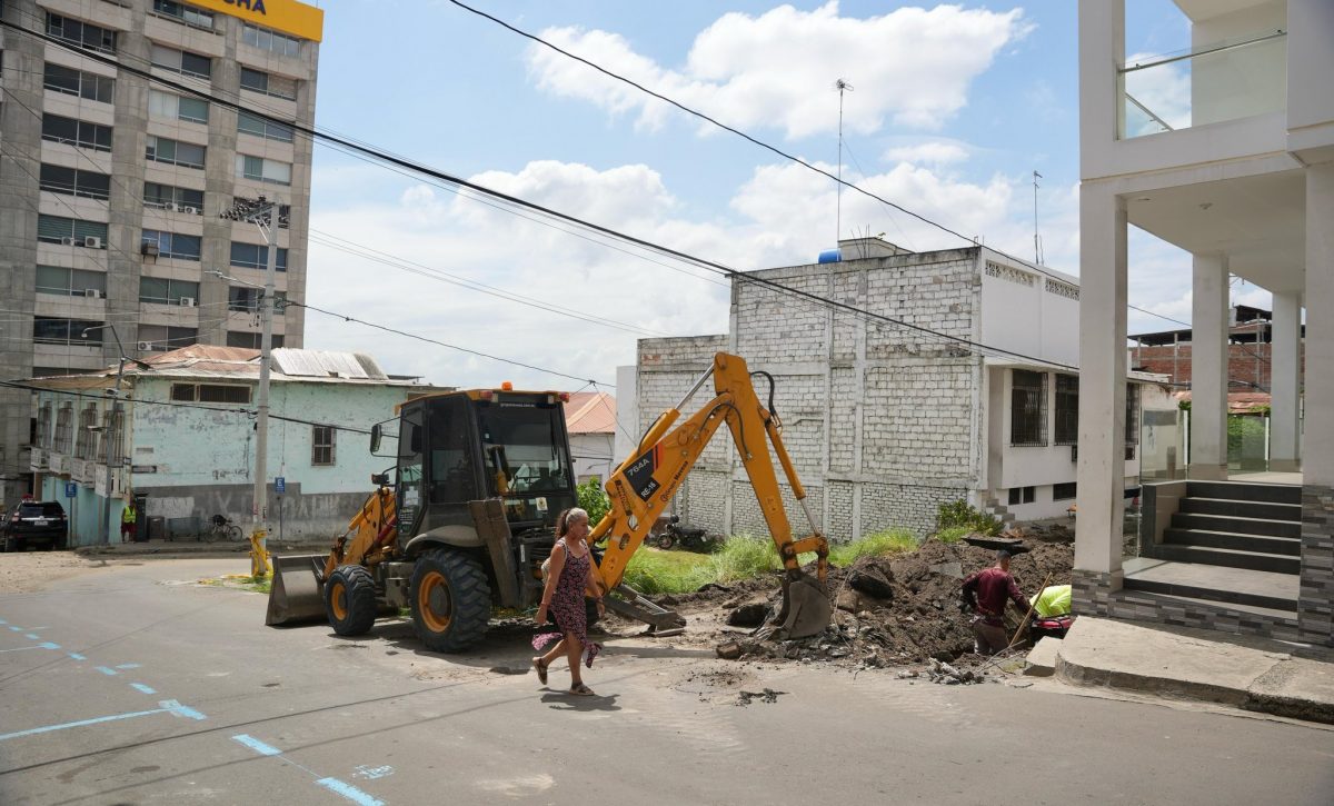 Las obras hidrosanitarias del Plan Legado ahora se concentran en la parroquia Manta.
