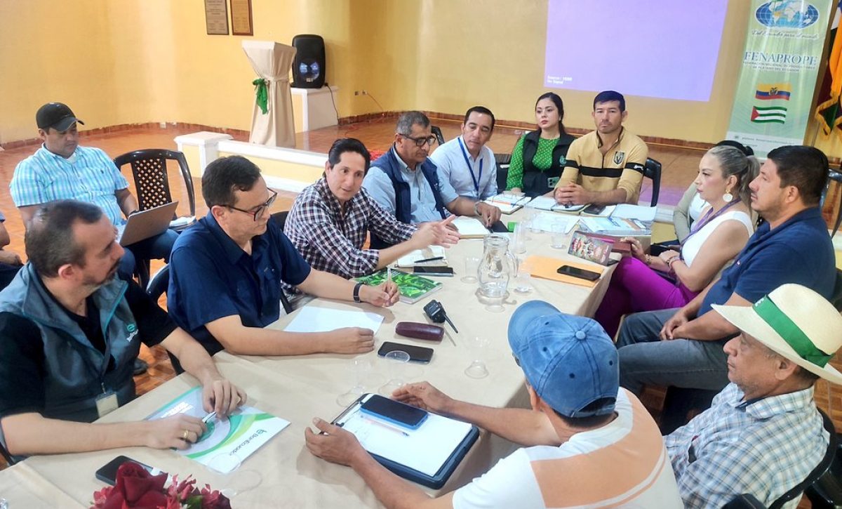 En la mesa técnica participaron funcionarios de varias instituciones.