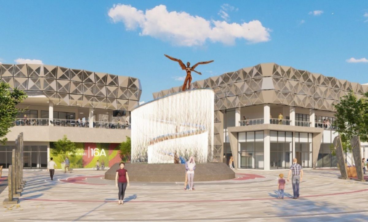Este es el diseño que tendrá la plaza memorial San Gregorio.