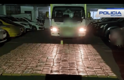 Policía Nacional incauta media tonelada de cocaína en operativo en Pichincha.