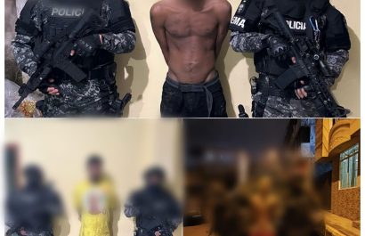 Policía aprehende a tres presuntos miembros de 'Águilas-Choneros' en Santo Domingo de los Tsáchilas