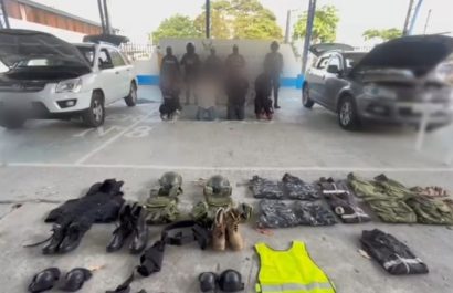 Policía captura a cuatro presuntos integrantes de GDO en Esmeraldas