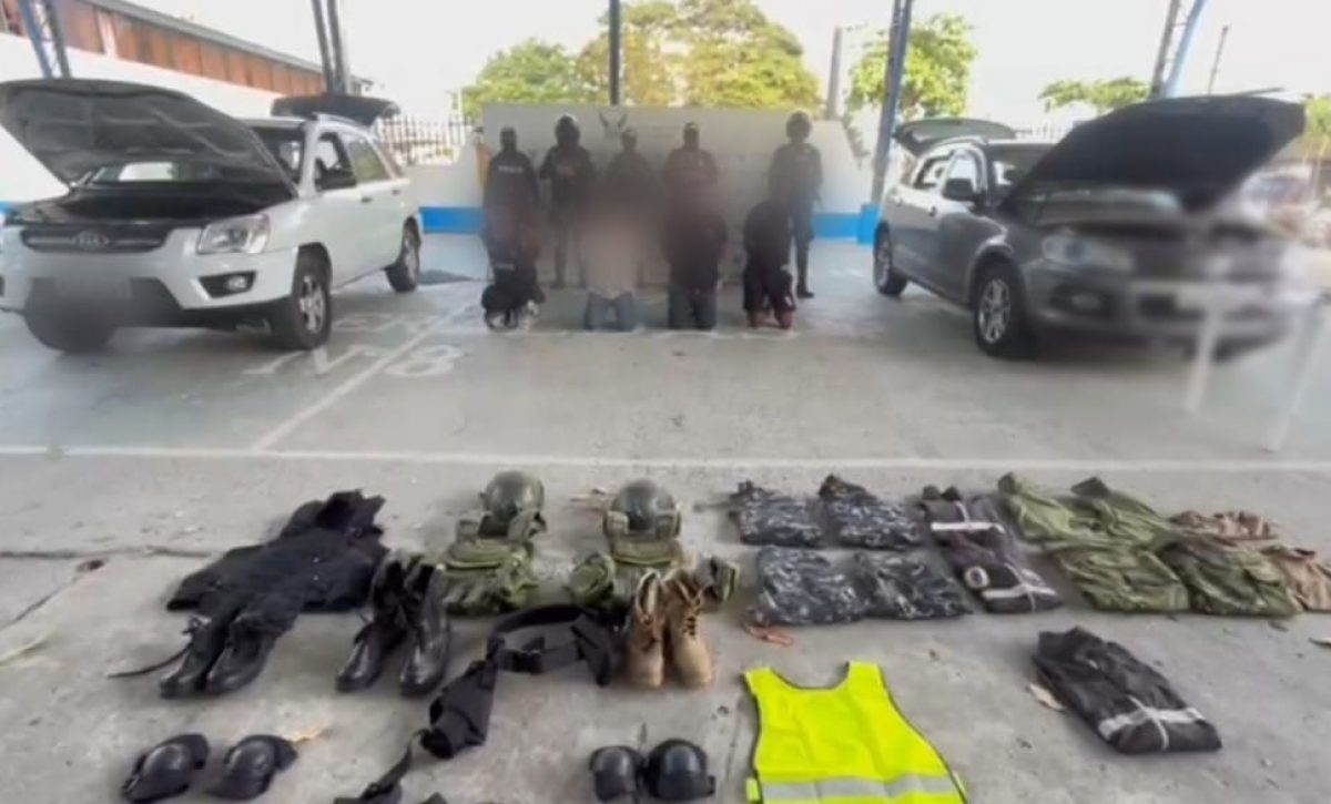Policía captura a cuatro presuntos integrantes de GDO en Esmeraldas