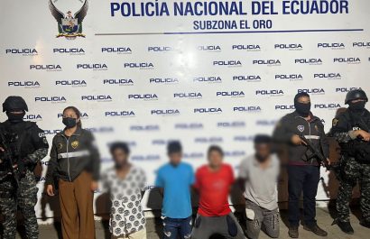 Policía desarticula célula del grupo delictivo Sao Box en operativo en Machala