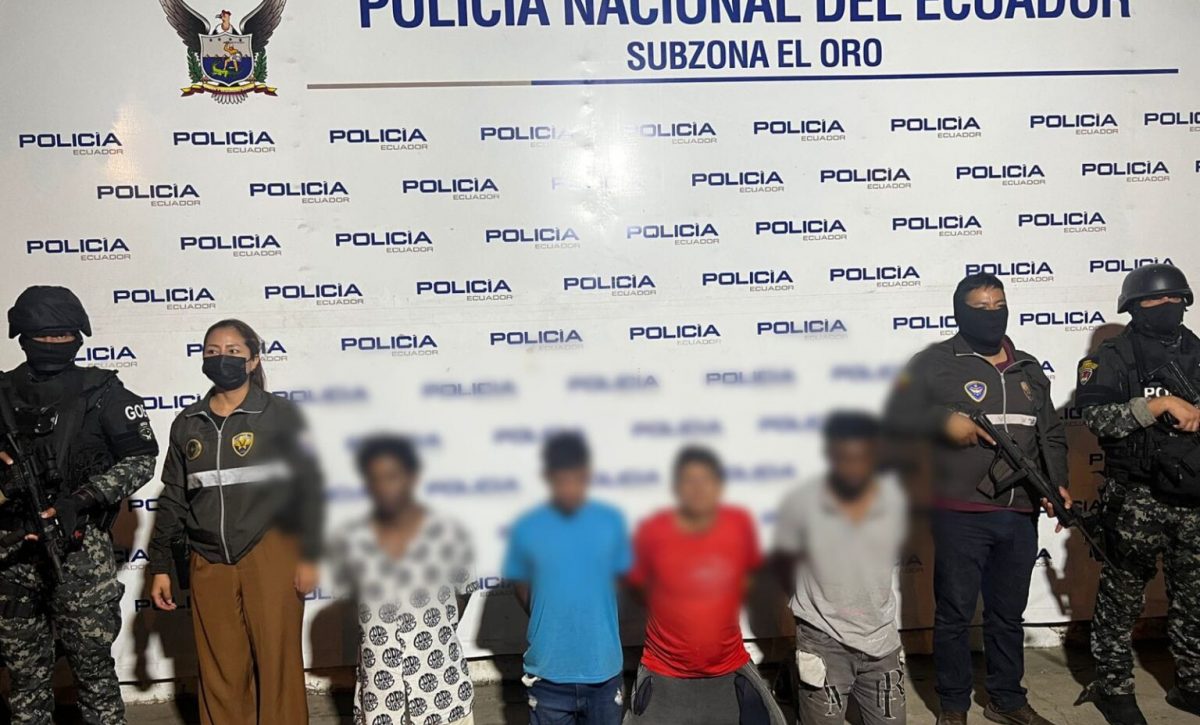 Policía desarticula célula del grupo delictivo Sao Box en operativo en Machala
