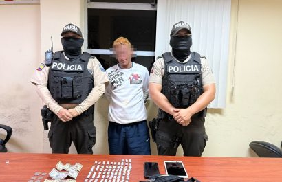 Policía detiene a presunto microexpendedor de drogas en Santo Domingo de los Tsáchilas