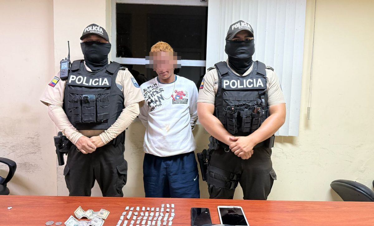 Policía detiene a presunto microexpendedor de drogas en Santo Domingo de los Tsáchilas