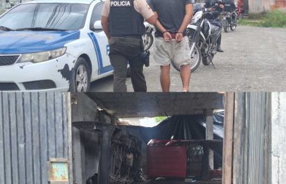 Policía investiga presunto desguazadero en la cooperativa María del Rosario de Santo Domingo de los Tsáchilas