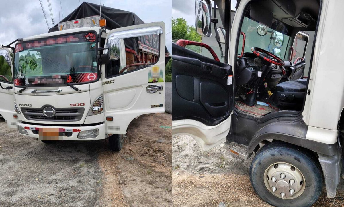 Policía recupera camión con 78 sacos de cacao robado en Esmeraldas, tras persecución en La Concordia