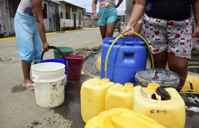Portoaguas trabaja para restablecer suministro de agua en Portoviejo este fin de semana