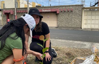 Portoviejo Club Rotario siembra 50 árboles para recuperar espacios verdes