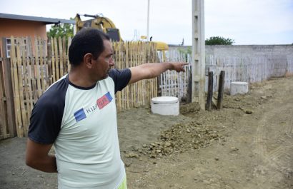 Portoviejo Tuberías de alcantarillado en Panorama se ajustarán tras construcción