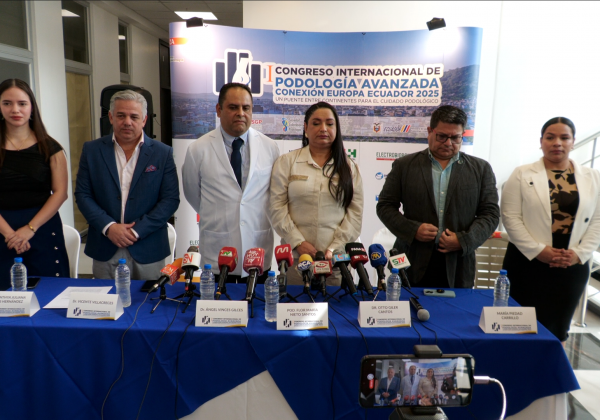 Portoviejo acoge congreso internacional de podología con expertos de Europa y Latinoamérica