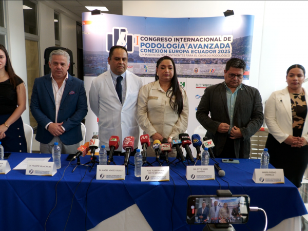 Portoviejo acoge congreso internacional de podología con expertos de Europa y Latinoamérica