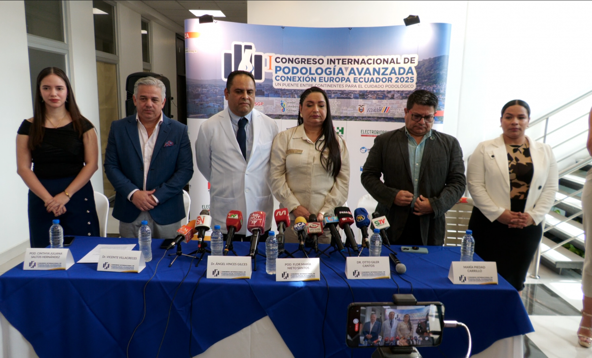 Portoviejo acoge congreso internacional de podología con expertos de Europa y Latinoamérica