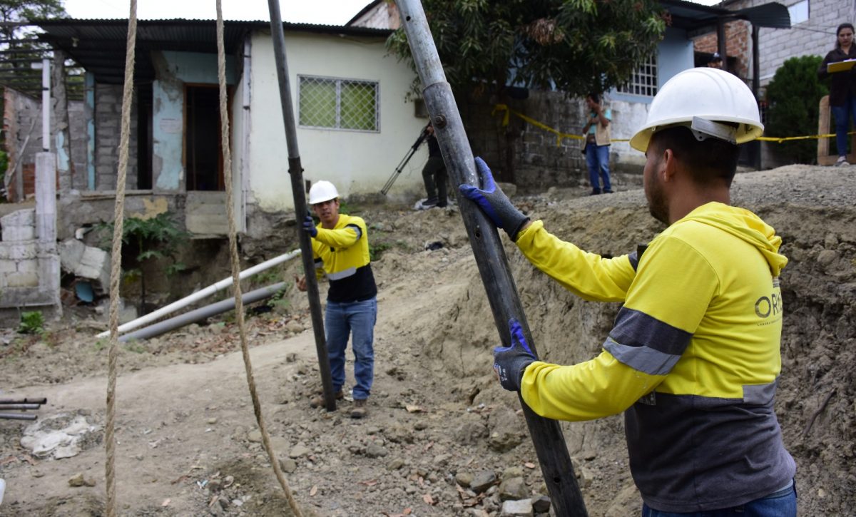 Portoviejo inicia análisis geotécnicos para mitigar riesgos en Ciudadela Libertad II