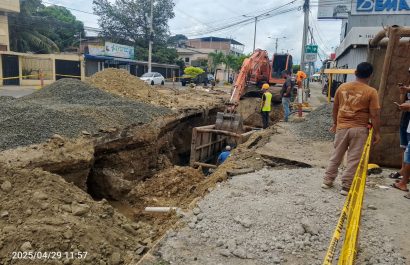 Portoviejo planea contratar robot argentino para reparar red hidrosanitaria y evitar socavones