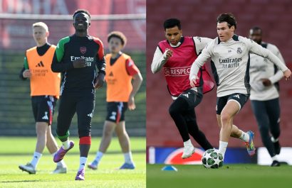 Posibles alineaciones de Arsenal vs Real Madrid en cuartos de final de Champions League