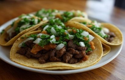 Prepara unos ricos tacos mexicanos en tres sencillos pasos