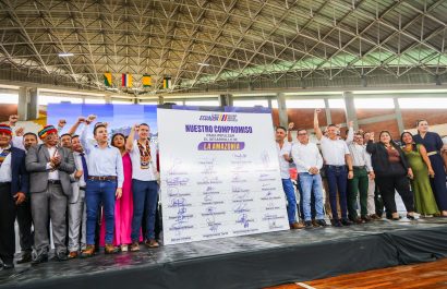 Presidente Noboa destina 64 millones para 28 proyectos en la Amazonía