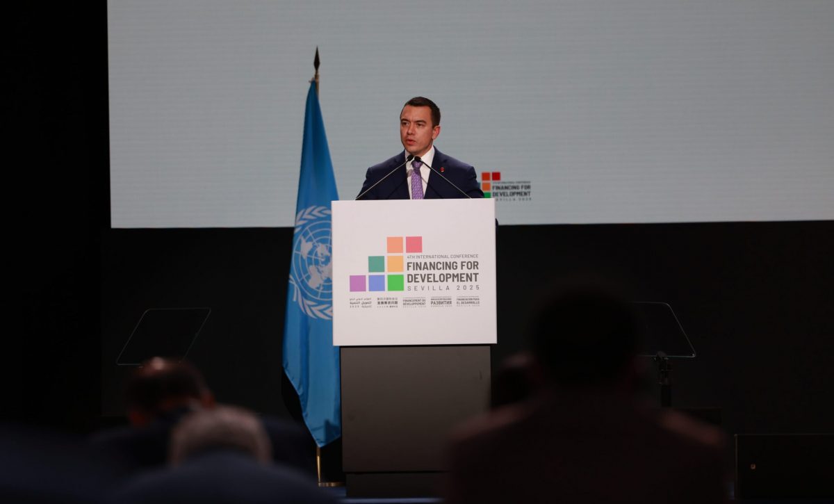 Presidente Noboa propone nueva arquitectura financiera global en conferencia internacional