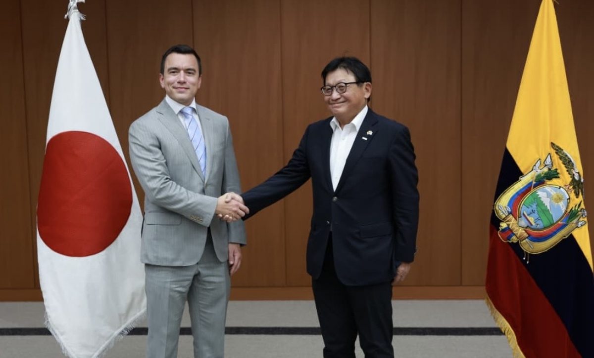 Presidente Noboa y empresarios japoneses impulsan un acuerdo comercial