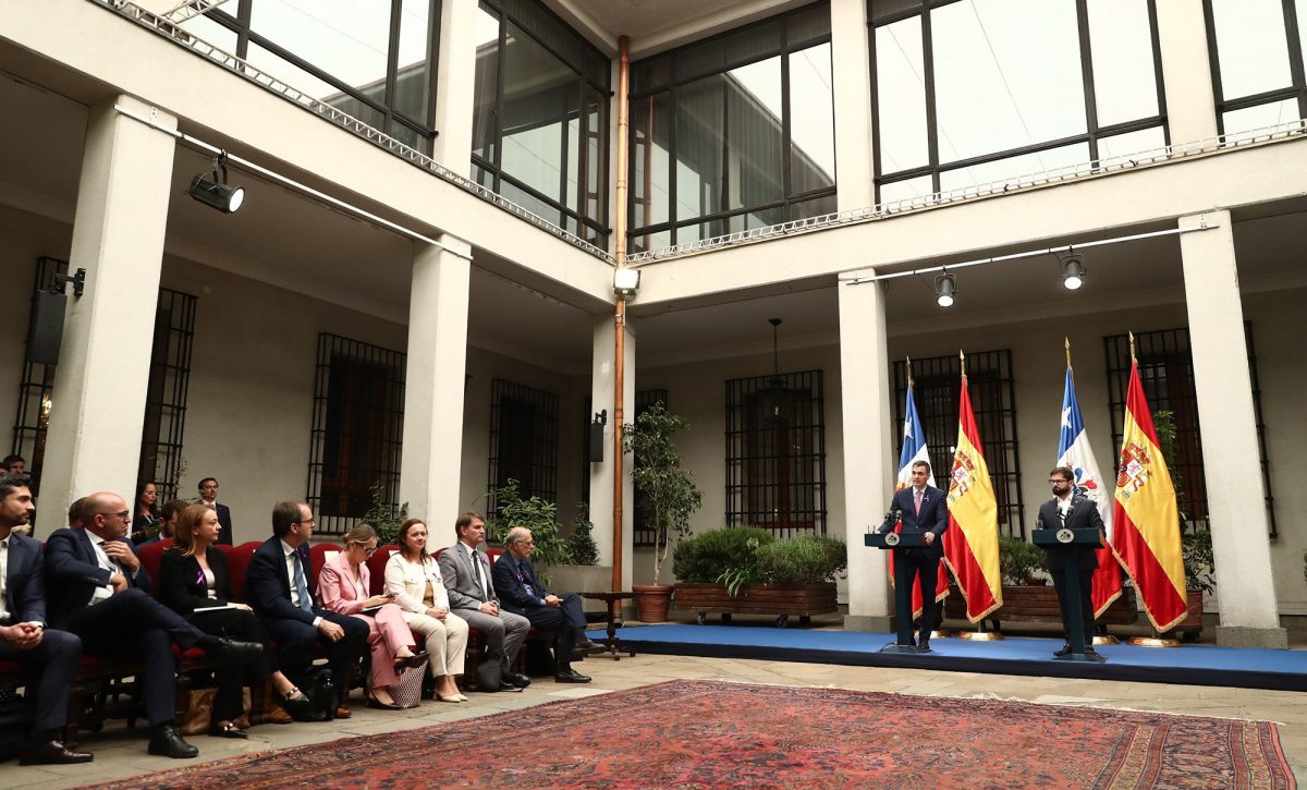 Presidentes de Chile, Brasil, España, Colombia y Uruguay llaman a defender la democracia. Foto/ Europa Press.