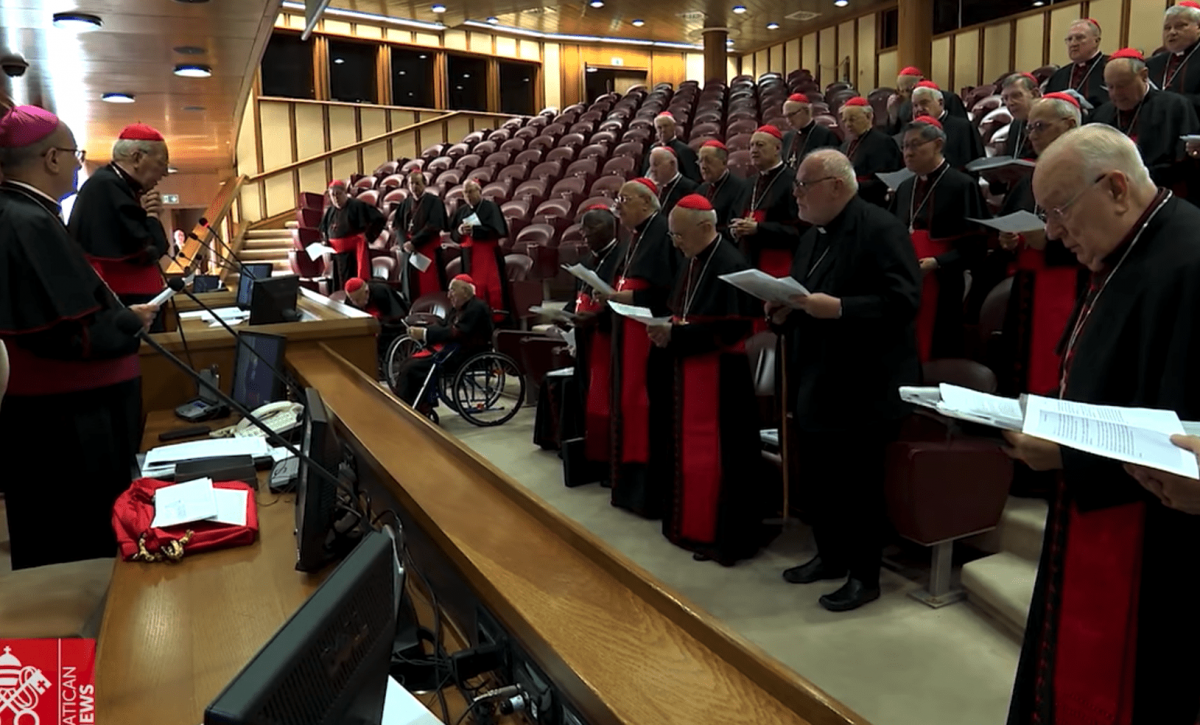 Primera Congregación General de Cardenales se realizó en el Vaticano tras el fallecimiento del Papa Francisco