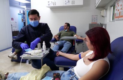 Proceso de donación de sangre en Solca Manabí