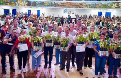Productores de cacao de Chone estuvieron en la presentación del Sistema Único de Registro de Operadores.