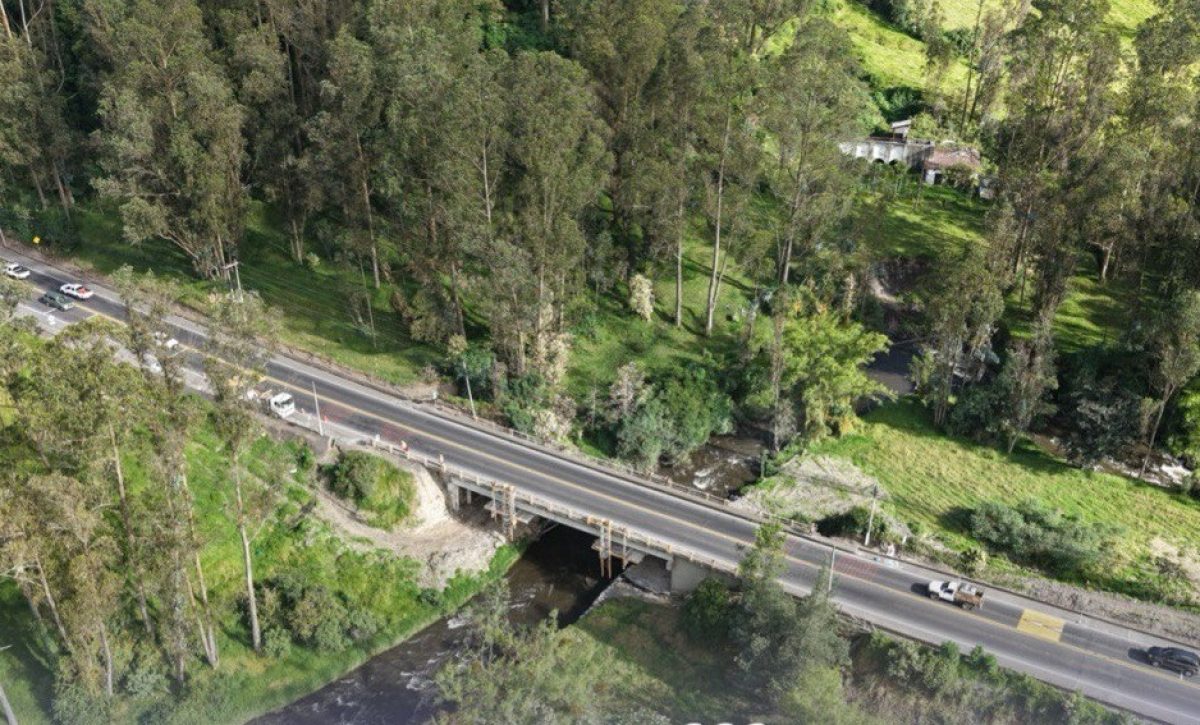 Puente San Pedro, ubicado en el sector Uyumbicho, cerrará el 17 de agosto por mantenimiento