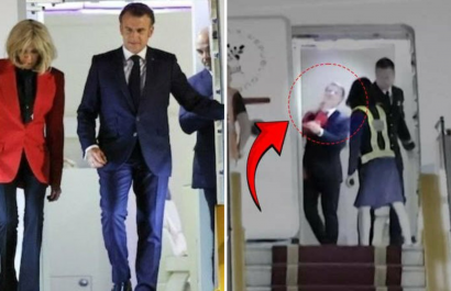¿Qué pasó en el avión Emmanuel Macron se pronuncia tras video que muestra una presunta agresión de su esposa