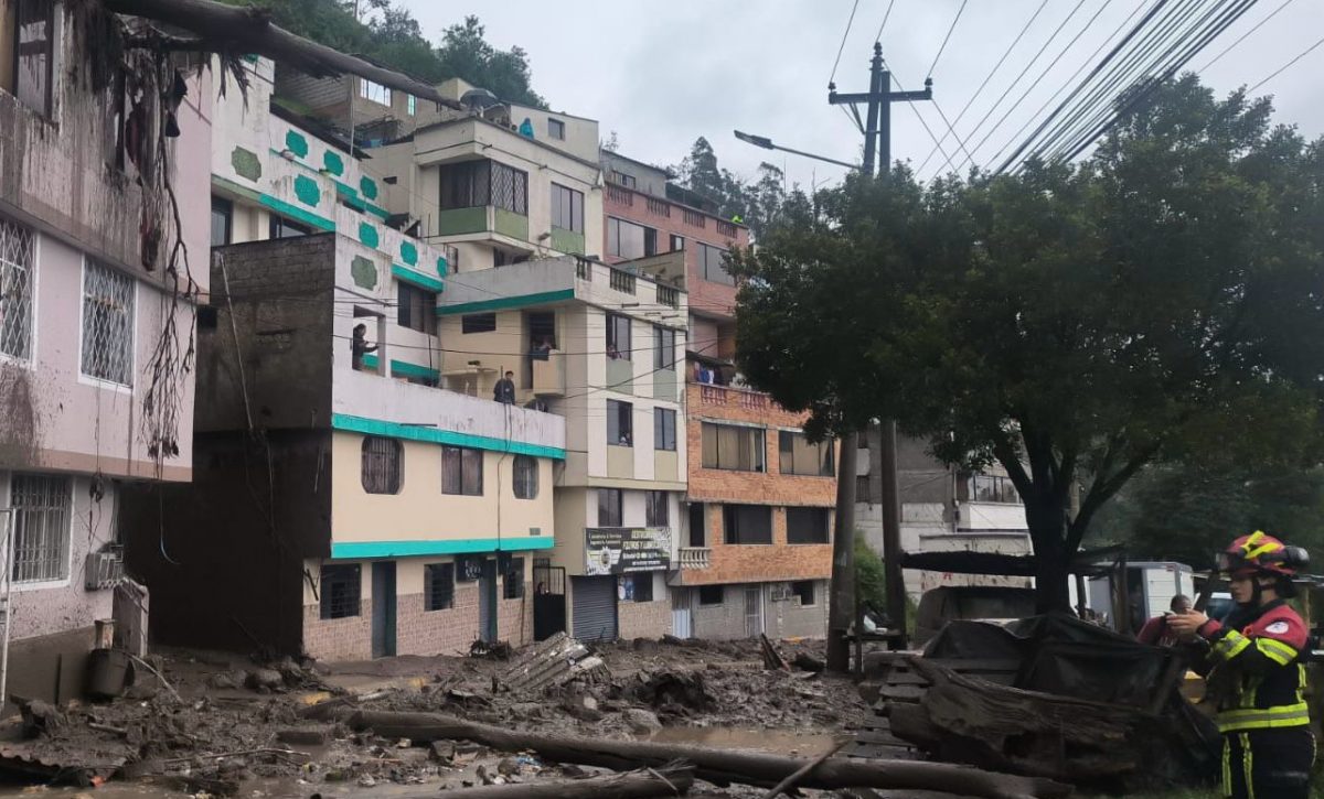 Quito Deslave en el sector de Guápulo deja viviendas afectadas y familias evacuadas