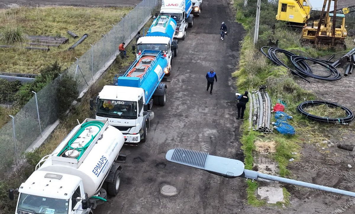 Quito enfrenta la mayor emergencia de agua potable de su historia